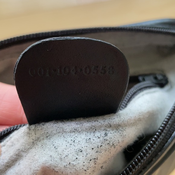 GUCCI 80s black monogram shoulder bag - Picture 8 of 12